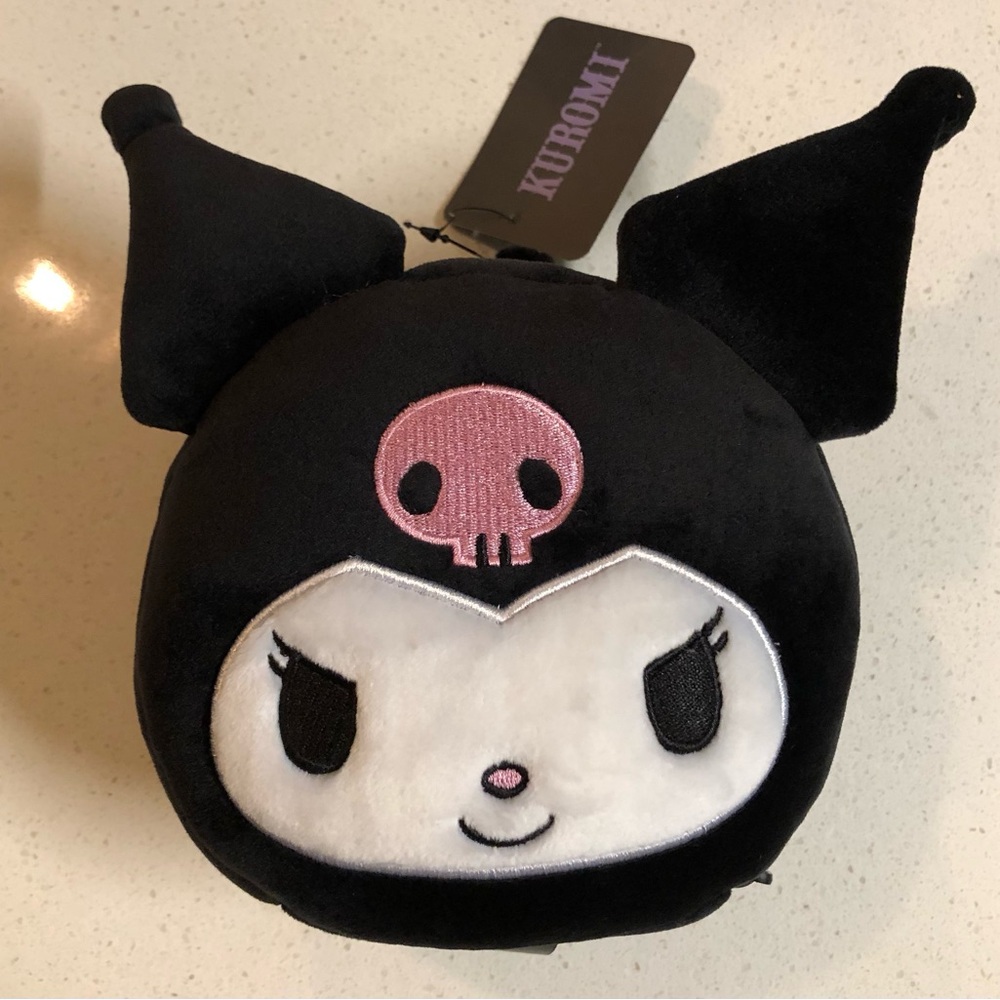 Kuromi Plushie and Eye Mask